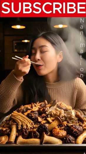 Ultimate Mushroom Feast ASMR | Sizzling Garlic Butter & Soy Glazed Mushrooms | Crunchy Eating Sounds