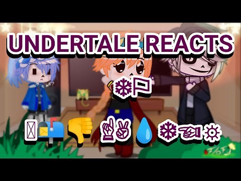UNDERTALE REACT TO W.D GASTER(mi AU)