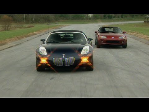 MotorWeek | Retro Review: '06 Miata vs Solstice