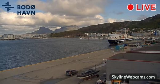 【LIVE】 Live Cam Port of Bodø | SkylineWebcams