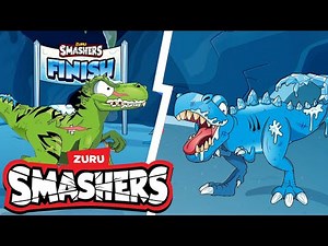 Dino Age Ice Race + 1 Hour of More FUN | 🦖 DINO CHALLENGE 💥 | Dinosaur Cartoons for Kids