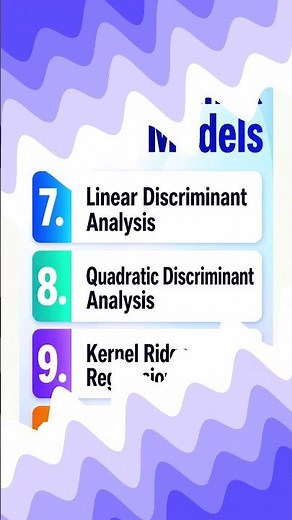 Major Supervised Machine Learning Models