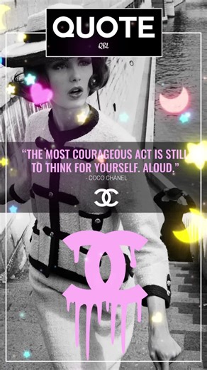Coco 🙏🏻 #cocochanel #cocochanelquote #chanelquote #foryou #foryoupage #fyp #quotesaesthetic