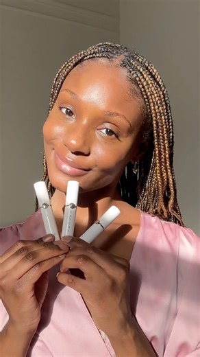 TATCHA Beauty on Instagram: "Sealed with a Kissu 💋 @camrihewie swatches our Kissu Lip Tint SPF 25 in Plum Blossom, Camellia & Midnight Lily topped with our Kissu Lip Mask"