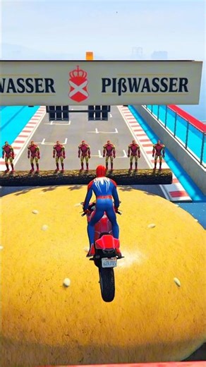 الرجل العنكبوت انقاذ باتمان Spider-Man Rescue batman vs iron man vs venom funny Game GTA 5 superhero