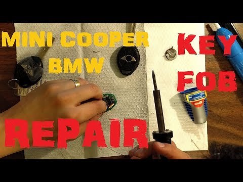 How to repair key fob button Mini Cooper 2005 ! PLEASE SUBSCRIBE
