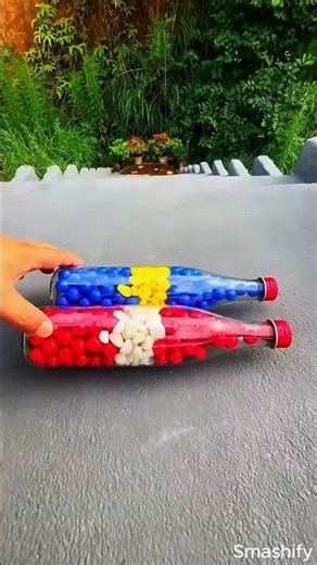 Glass Bottle Breaking 🍾🎨🔥| Crushing Things #shorts #asmr #satisfying #glassbottle #breaking #sound