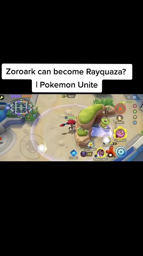 Zoroark Transformation Into Rayquaza in Pokemon Unite