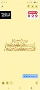C# Interview 7 - How does Authentication and Authorization work?
