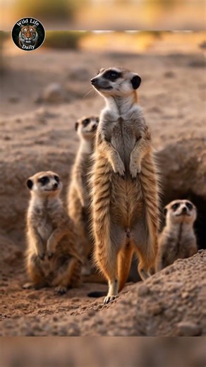 Meerkat – The Tiny Guardian of the Desert, #animals #wildlife #kids