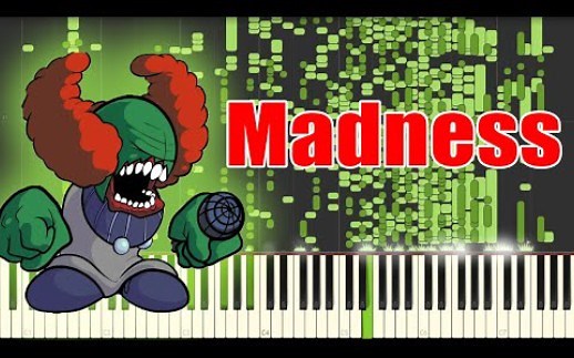 Madness - Friday Night Funkin Tricky MIDI | Madness Piano sound