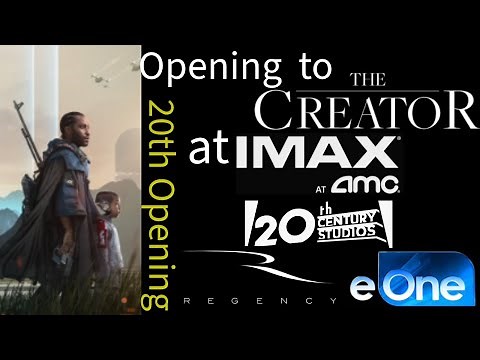 Opening to The Creator 2023 IMAX at AMC Theaters