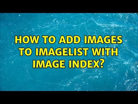 How to add images to imageList with image Index?