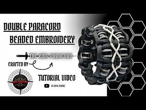 Double Paracord & Beaded Bracelet Tutorial #paracordbracelet #handmade #tutorialvideo #diy #knot