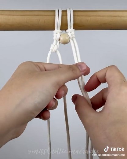 ⚡️Macrame pattern for beginners ⚡️#tiktokdiy #diymacrame #macrametutorial #macramé #macramelover #macrameart #macrameknot #macramemaker