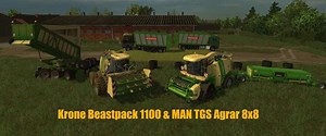 Krone BigX 1100 Beast Pack v 12.10 Beta [MP] – FS15 mod