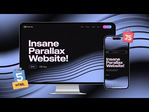 INSANE Parallax Scroll Website Tutorial – HTML, CSS & JS From ZERO to PRO!