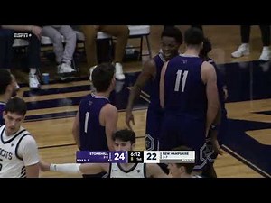 UNH Men's Basketball vs Stonehill Highlights 12-17-2025