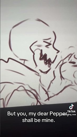 Underfell Pepper was raised by Papyrus! #undertale #underfell #Frisk #papyrus #Roseverse