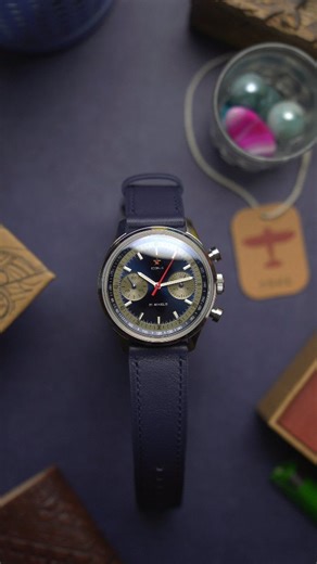 Dev on Instagram: "The Seagull 1963 Icon II in Blue defines itself through depth and clarity, and it's a limited numbered edition timepiece! Specs: Movement: Hand-wound mechanical chronograph Case Diameter: 40.00mm Lug to Lug: 46mm Lug Width: 20mm Crystal: Double-domed box sapphire (front) & sapphire exhibition caseback Grab yours at their website: seagull1963.com"