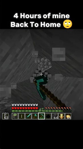 It already looped 😶... #minecraft #shorts