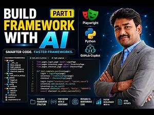 13. Build a Complete Playwright Python Framework Using AI GitHub Copilot + VS Code