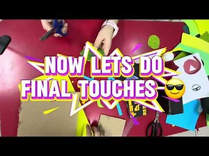 How to make a mini DeskTop from cardboard - computer desktop craft DIY