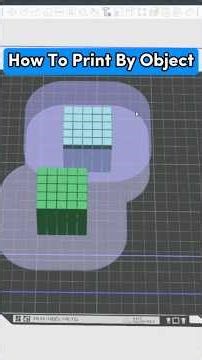 How to 3D print by object instead of by layer✨️ #3dprinting #tips #tutorial #useful