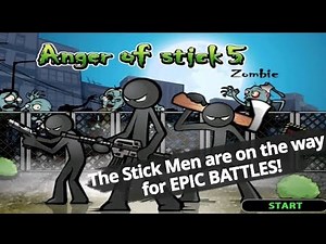 Anger of Stick 5 ⚔️ | Epic Stickman Zombie Fight Gameplay | Mobile Action Game