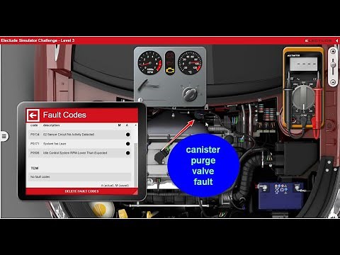 How to diagnose engine by electude simulator (part 43 )