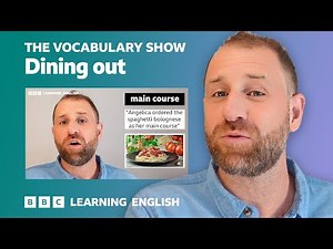 🍽️ The Vocabulary Show: Dining out - Learn 28 English words and phrases in 10 minutes!