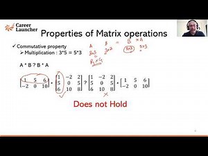 Matrices 5 Properties of Matrix Operations