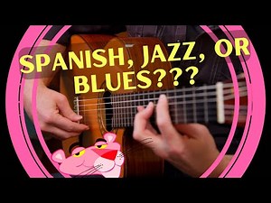 How to Play The Pink Panther Theme for SOLO GUITAR | Guitar Tutorial