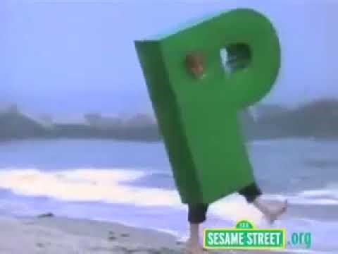 Sesame Street: Letter P on the beach (1996)