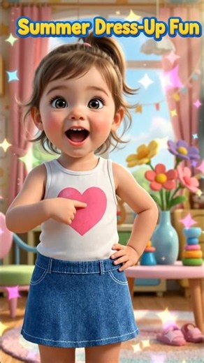 👗Ready for Summer! Dress-Up Fun | This Is The Way Song #cocomelon #toddlerlearning #shorts