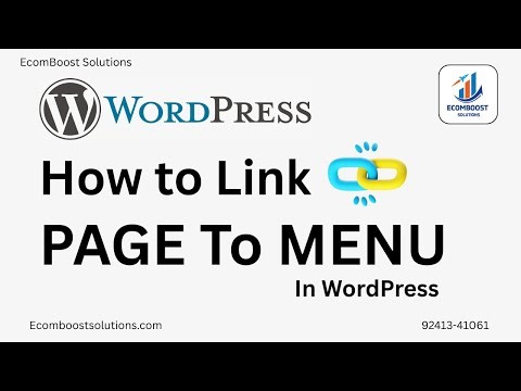 How to Link a Page to Another Page in WordPress | EcomBoost Solutions