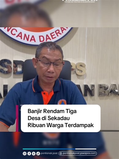 Bencana banjir melanda Kabupaten Sekadau, Kalimantan Barat, pada Rabu 7– Kamis 8 Februari 2026. Sedikitnya tiga desa di dua kecamatan terdampak, dengan total ribuan warga mengalami dampak langsung akibat peristiwa tersebut. Koordinator Harian Pusat Pengendali Operasi Penanggulangan Bencana (Pusdalops PB) Kalimantan Barat, Daniel, mengatakan banjir terjadi di Desa Meranti, Kecamatan Nanga Taman, serta Desa Mongko dan Desa Lembah Beringin. “Di Desa Meranti, Kecamatan Nanga Taman, tercatat sebanyak