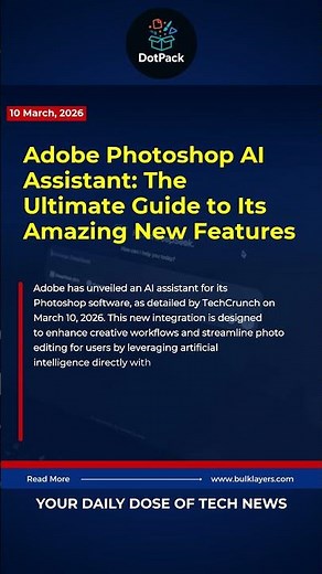 Adobe Photoshop AI Assistant: The Ultimate Guide to Its Amazing New Features