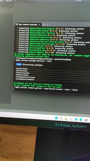 Установка фреймворка Laravel в VS Code