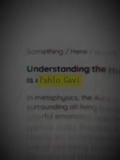 Pablo Gavi's Inspiring Mentality and Drive