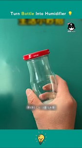 DIY Mini Humidifier Hack  Turn an ordinary glass bottle into a cool mini humidifier in just a few steps!  All you need is some water, a few cheap humidifier parts, and a mobile charger. Perfect for home, office, or bedside use. Super easy, budget-friendly, and works like magic! ✨ DIY Humidifier, Mini Humidifier, Bottle Humidifier, Life Hack, Cool Gadgets, FixGenius Lab #DIY #Humidifier #LifeHack #CoolGadgets #FixGeniusLab | FixGenius Lab | Facebook