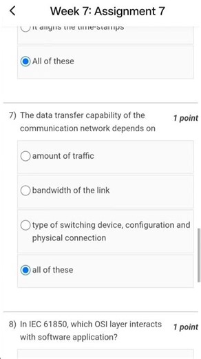 Digital Protection of Power System NPTEL Week 7 Assignment #nptel #shorts