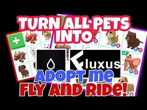 Adopt me turn all Pets into fly and ride ❤️😱 | (working) pastebin link