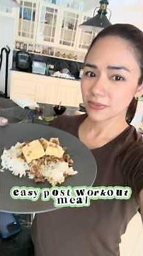 Easy 20-minute ground beef and tofu. Delicious and packed with protein. 😋💪
