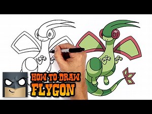 How to Draw Flygon | Pokemon (Art Tutorial) - Videos For Kids