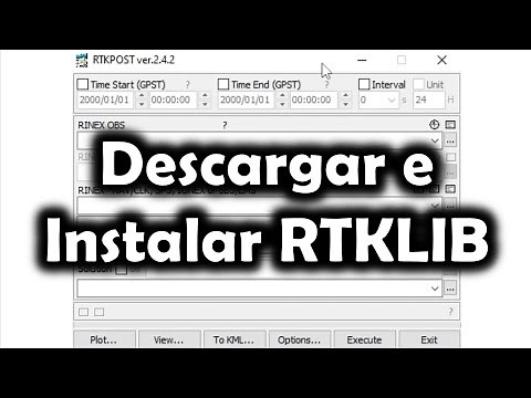 [GNSS] Descargar e Instalar RTKLIB (software libre)