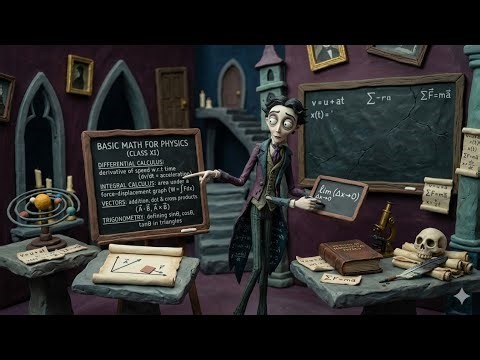 Differentiation & Maxima Minima || Basic mathematics || Class 11th Physics ||
