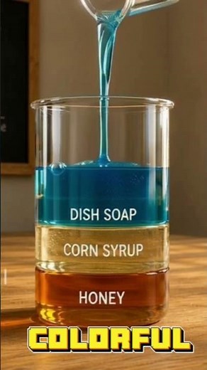 Density Tower Experiment 🌈 | Watch 6 Liquids Stack Without Mixing! 🤯 | Amazing Science Experiment