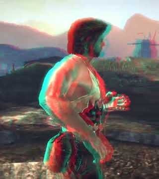 Wolverine 3D video anaglyph for red cyan glasses