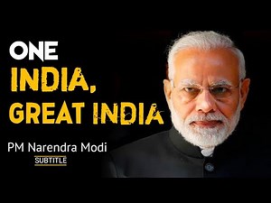 PM Narendra Modi: One India, Great India | [ ENGLISH SPEECH ]